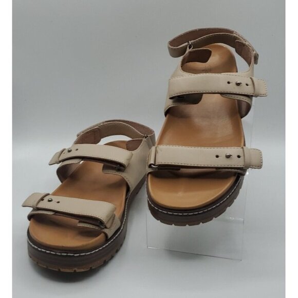 Madewell Shoes - Madewell The Leilah Sandals Platform Chunky Dried Flax Color Womens Size 9